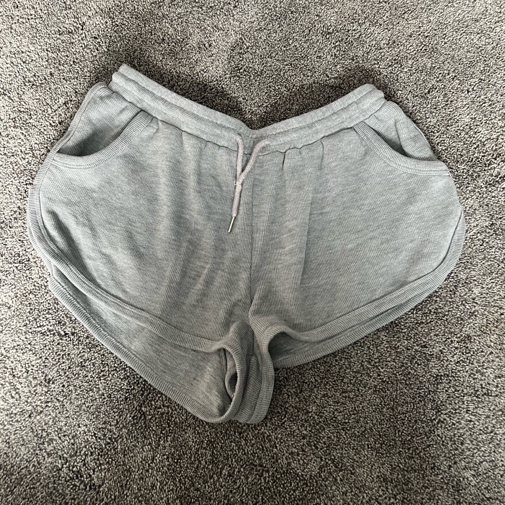 Women's Gray Casual Shorts